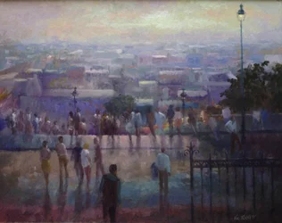 Dos degraus do Sacre Coeur, 1992